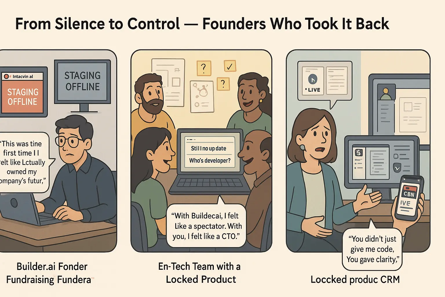 From Locked to Liberated: How We Helped Former Builder.ai Clients Reclaim Control